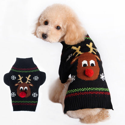 Christmas pet sweater