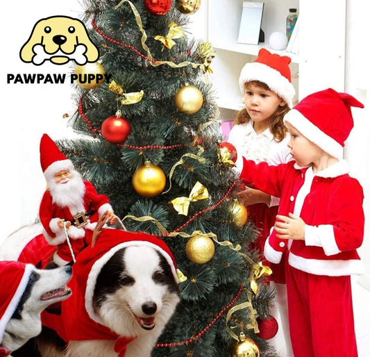 Dogs Santa Claus Costume For Christmas 🎄