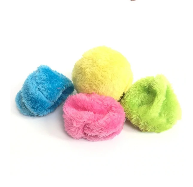 Pet Wonderful Gravity Pet Calling Ball Cat Toy Ball Three-color Sounding Anti-bite Cat Toy Felt Ball