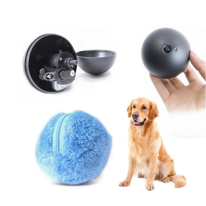 Pet Wonderful Gravity Pet Calling Ball Cat Toy Ball Three-color Sounding Anti-bite Cat Toy Felt Ball