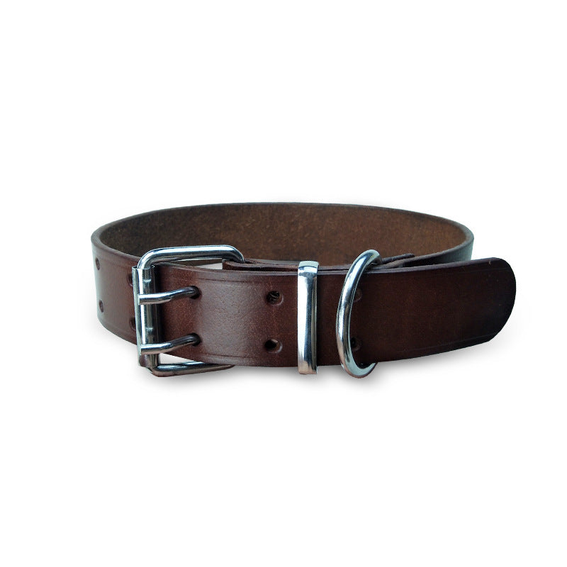 Pet products leather collar